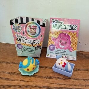 Disney munchlings series 1 figures color reveal Donald and flounder